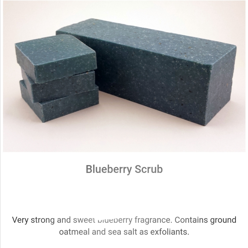 Homemade Blueberry Scrub Hand Soap
